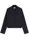 Ambush Logo-embroidered Track Jacket In Blue
