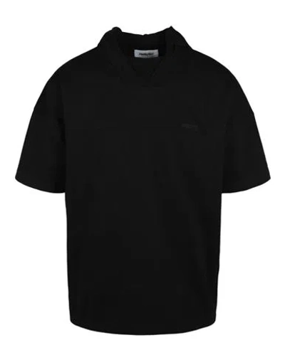 Ambush Logo Hooded T-shirt Man T-shirt Black Size Xxl Cotton