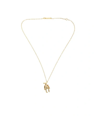 Ambush Logo Necklace In Yellow