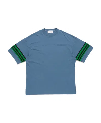 AMBUSH AMBUSH LOGO STRIPE DETAILED CREWNECK T-SHIRT