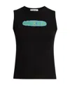 Ambush Fitted Tank Top In Black