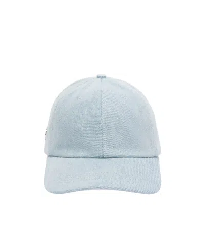 Ambush Logo-plaque Denim Hat In White