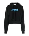 Ambush Graphic Baby Hoodie Drawstring Hood In Black