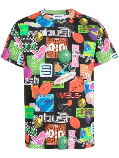 Ambush T-shirt Mit Logo-print In Black