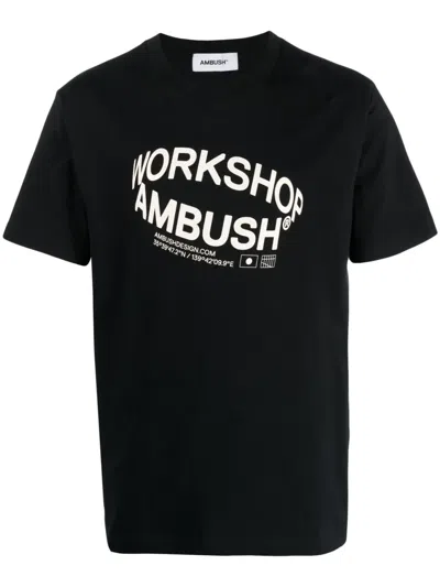 Ambush Crawling Logo Mini T-shirt In Black
