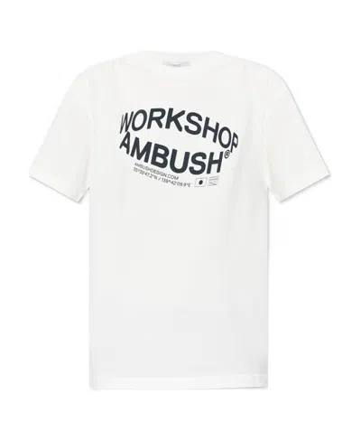AMBUSH AMBUSH LOGO PRINTED CREWNECK T-SHIRT