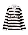 Ambush Gestreiftes Poloshirt Mit Logo-print In White