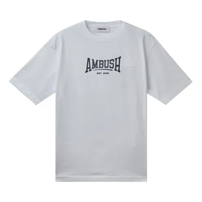 Pre-owned Ambush Logo Short-sleeve T-shirt 'white'