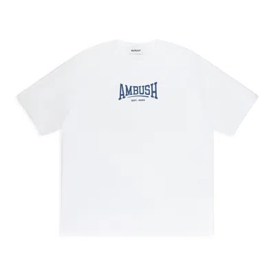 Ambush Logo Short Sleeve Tee In White
