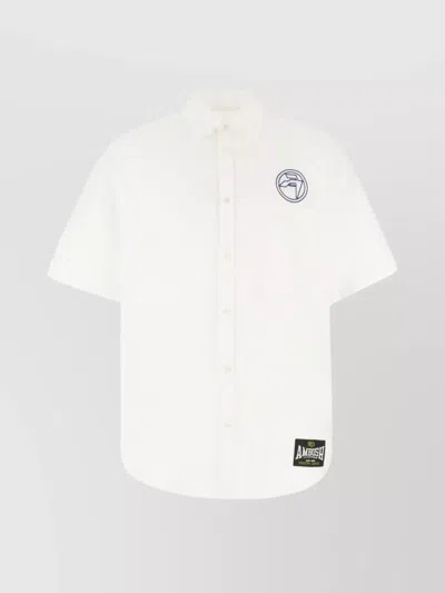AMBUSH LOGOED FABRIC HEMLINE SHIRT