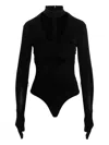 Ambush Heart Shaped Gloves Bodysuit