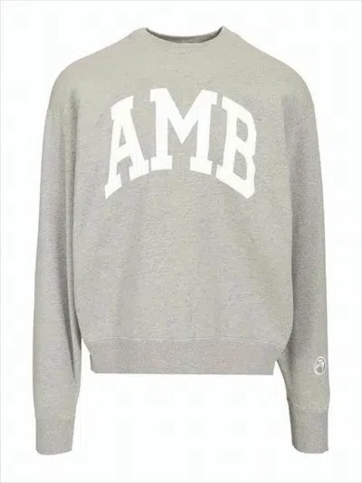 Ambush Long-sleeve Relaxed Fit Sweatshirt In Red