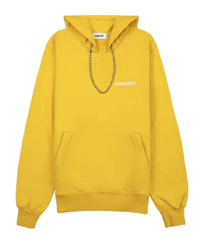 Ambush Long-sleeved Sweater In Yellow