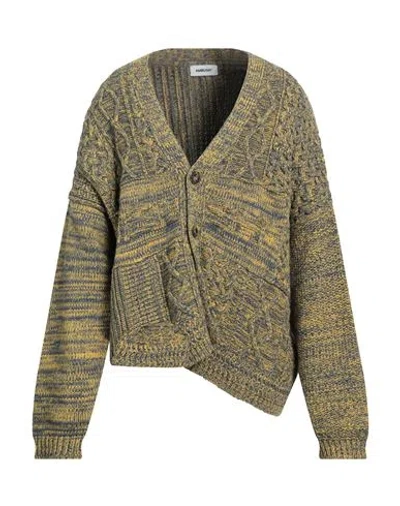 Ambush Man Cardigan Yellow Size S Polyamide, Wool, Viscose, Cashmere