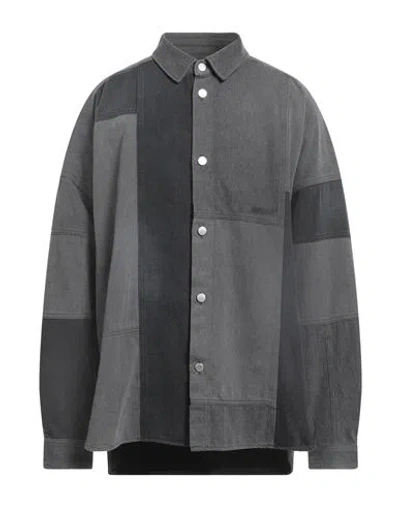 AMBUSH AMBUSH MAN DENIM SHIRT GREY SIZE M COTTON