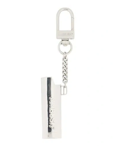 Ambush Man Key Ring Silver Size - Metal