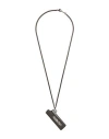 Ambush Chain Necklace With Lighter Case Pendant In Silver
