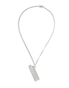 Ambush Man Necklace Silver Size - Steel In Silver