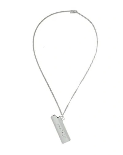 Ambush Man Necklace Silver Size - Steel