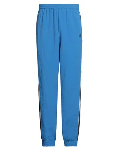 Ambush Logo-print Straight-leg Track Pants In Blue