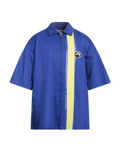 Ambush Man Shirt Blue Size Xl Cotton