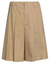 Ambush Man Shorts & Bermuda Shorts Beige Size 34 Cotton In Brown