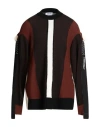 Ambush Man Sweater Dark Brown Size L Wool, Polyamide, Polyurethane, Polyester, Cotton In Brown