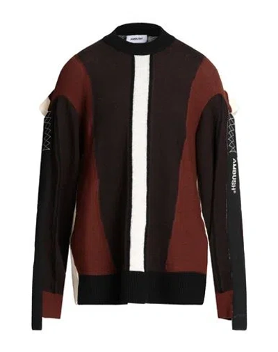 Ambush Man Sweater Dark Brown Size L Wool, Polyamide, Polyurethane, Polyester, Cotton