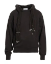 Ambush Embroidered Logo Multicord Cotton Hoodie In Brown