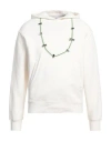 Ambush Man Sweatshirt Ivory Size M Cotton, Polyester In White