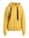 Ambush Man Sweatshirt Ocher Size S Cotton, Polyester In Yellow