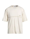 Ambush Man T-shirt Beige Size S Cotton, Polyester