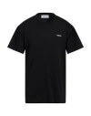Ambush 3-pack Logo Embroidered Crew Neck T-shirts In Black