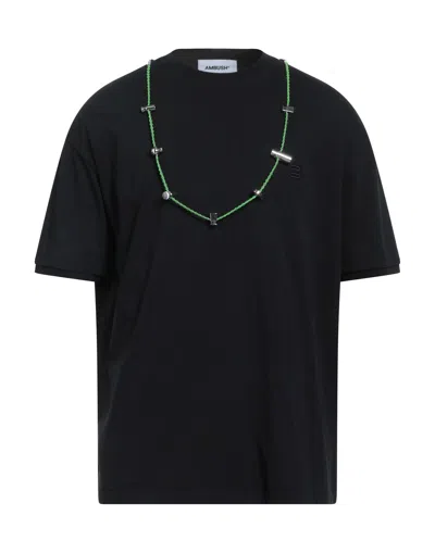 Ambush Man T-shirt Black Size L Cotton, Polyester