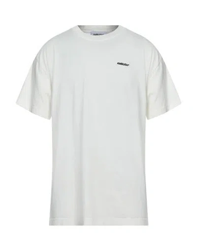 Ambush Man T-shirt Ivory Size Xs Cotton, Polyester In White