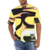 Ambush Multicolor Wskp Patch T-shirt Man T-shirt Multicolored Size Xl Cotton In Yellow/black