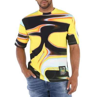 AMBUSH AMBUSH MEN'S ABSTRACT PRINT COTTON JERSEY T-SHIRT