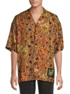 Ambush Logo Patch Shirt In Red Multi