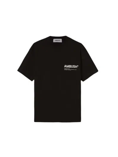 Pre-owned Ambush Men's  Jersey Workshop T-shirt In Black/cloud/dancer In Multi
