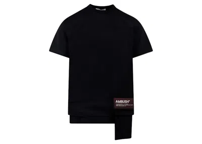 Pre-owned Ambush Men's  Maxi Logo T-shirt In Black