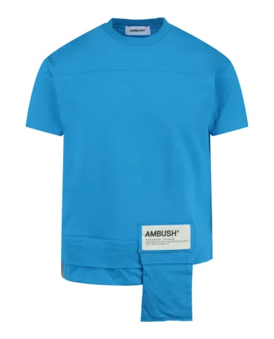 Pre-owned Ambush Men's  Waist Pocket T-shirt In Blue