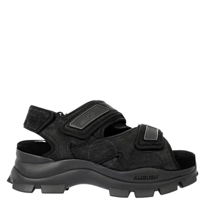 Ambush Trek Moulded Sandal Man Sandals Black Size 8 Calfskin