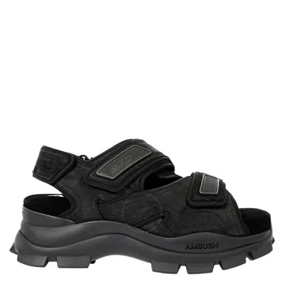 Ambush Men's Black Trek Strap Sandals