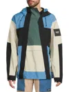 Ambush Colour-block Hooded Jacket In Black