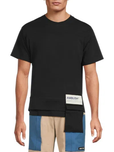 Ambush Men's Crewneck Cotton T-shirt In Black