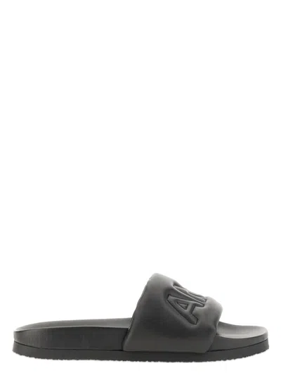 AMBUSH MEN'S LEATHER SLIDE SANDAL