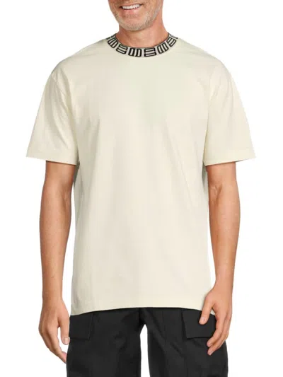 Ambush Men's Monogram Crewneck Tee In White