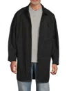Ambush Men's Oversized Cotton Longline Shirt Jacket In Black