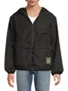 Ambush Men's Packable Hooded Zip Jacket In Black