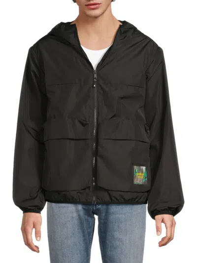 Ambush Men's Packable Hooded Zip Jacket In Black